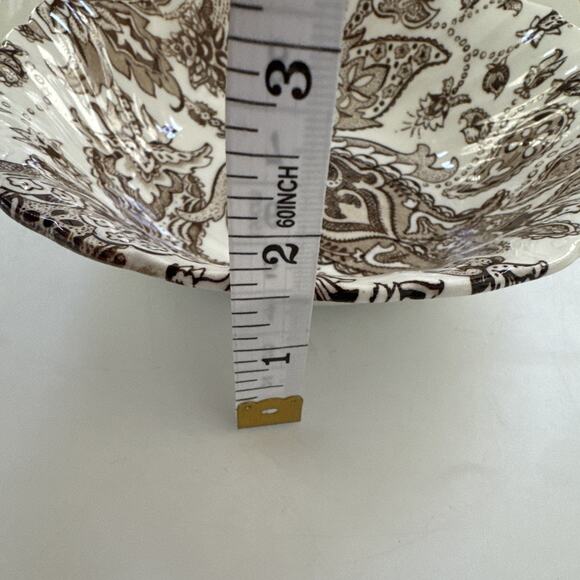 Vintage Johnson Brothers Paisley Cereal Bowsl Set of 3 Ironstone Made in England - Picture 11 of 11